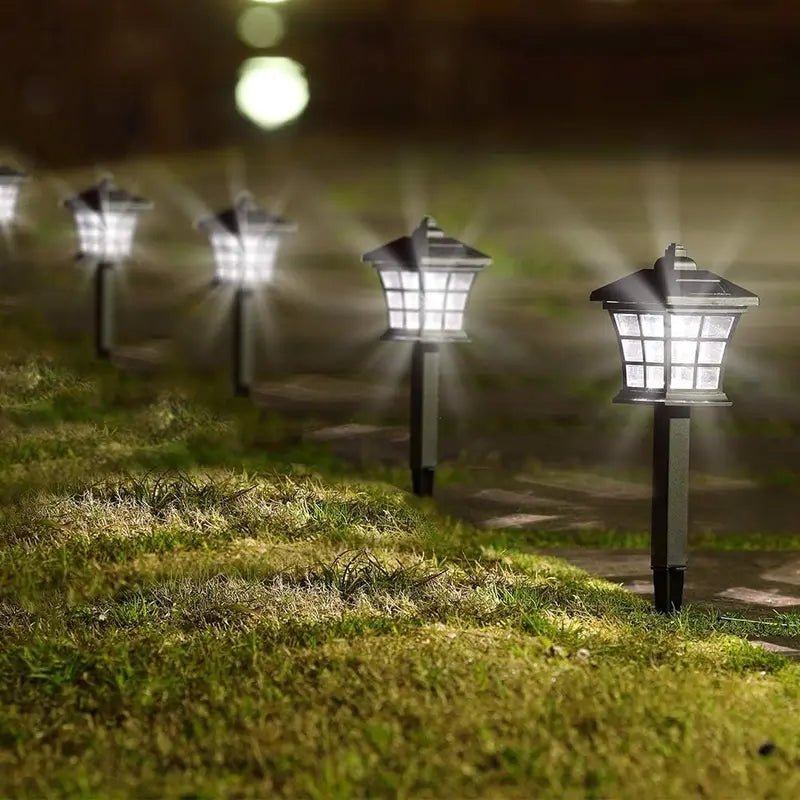 6 Pack Solar Pathway Lights Outdoor Solar Garden Lights Solar Powered Landscape Lighting for Yard Patio, Garden, Walkway