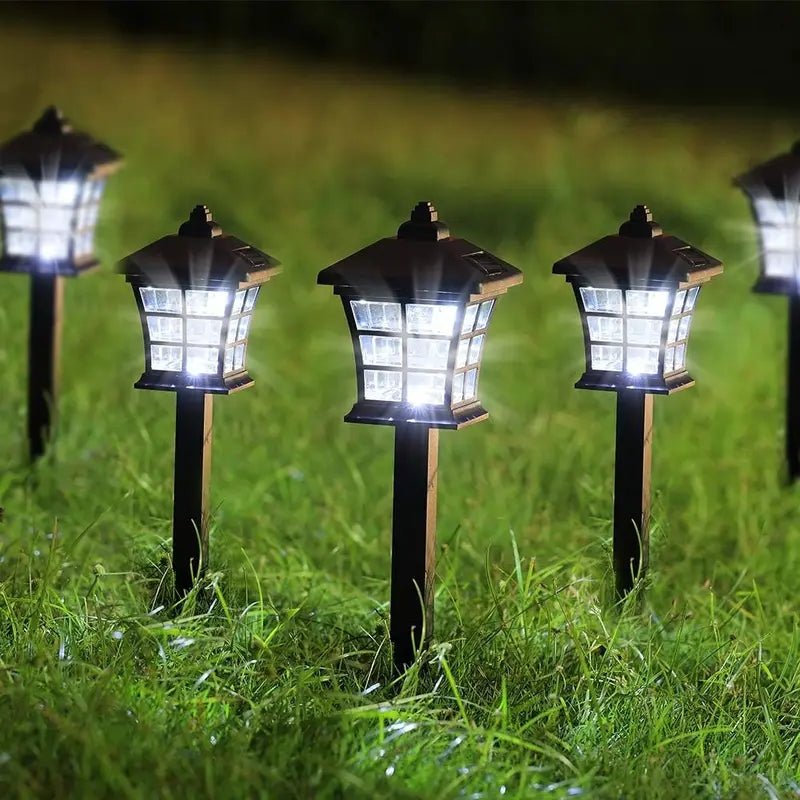 6 Pack Solar Pathway Lights Outdoor Solar Garden Lights Solar Powered Landscape Lighting for Yard Patio, Garden, Walkway