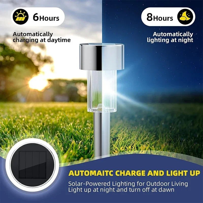 10 - 20 Piece Outdoor Waterproof Solar Powered Landscape Lights